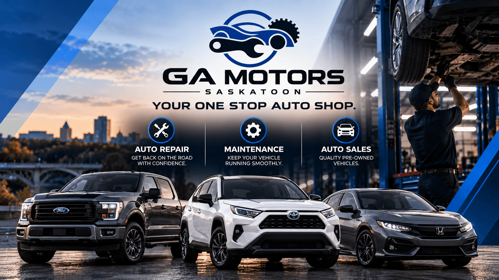 GA Motors Saskatoon - Auto Repair, Maintenance and Auto Sales